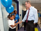 Governor Martin O’Malley and State Superintendent Lillian Lowry helped open the refurbished Leith Walk Elementary School last week in Baltimore.