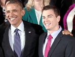 New National Teacher of the Year Sean McComb was honored Thursday by President Obama.