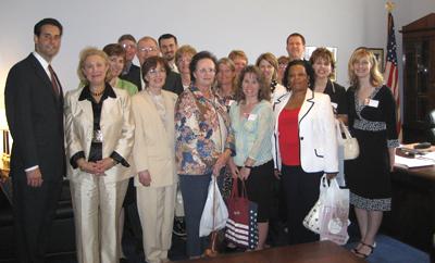 Congressman John P. Sarbanes with 2006 - 2007 Teachers of the Year and Dr. Darla Strouse on May 17, 2007