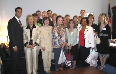 Congressman John P. Sarbanes with 2006 - 2007 Teachers of the Year and Dr. Darla Strouse on May 17, 2007
