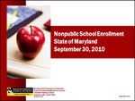 2010-2011 Nonpublic School Enrollment
