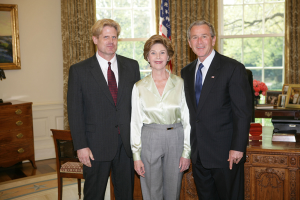 Bradford Engel President Bush and wife