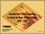 Maryland Public Suspensions by School