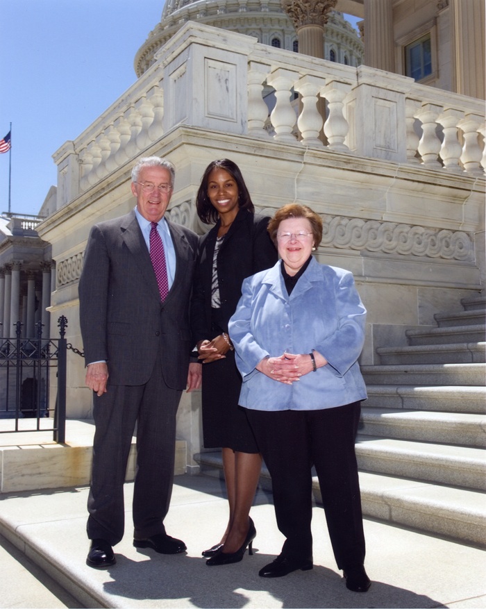 Senators Paul Sarbanes, Barbara Mikulski and Kimberly Oliver