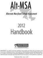 2012 ALT-MSA Handbook